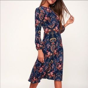 Lulu's I. Madeline dress Garden Splendor